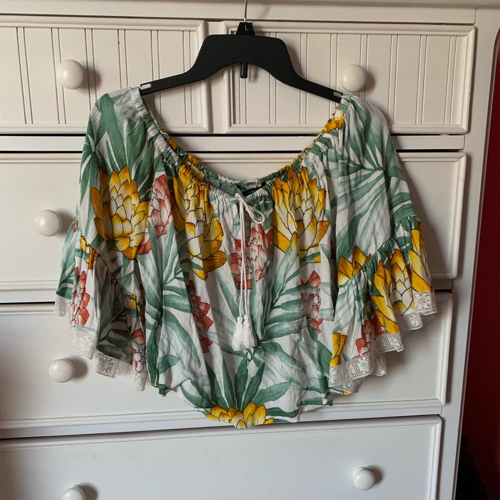 F21 Off the Shoulder Top